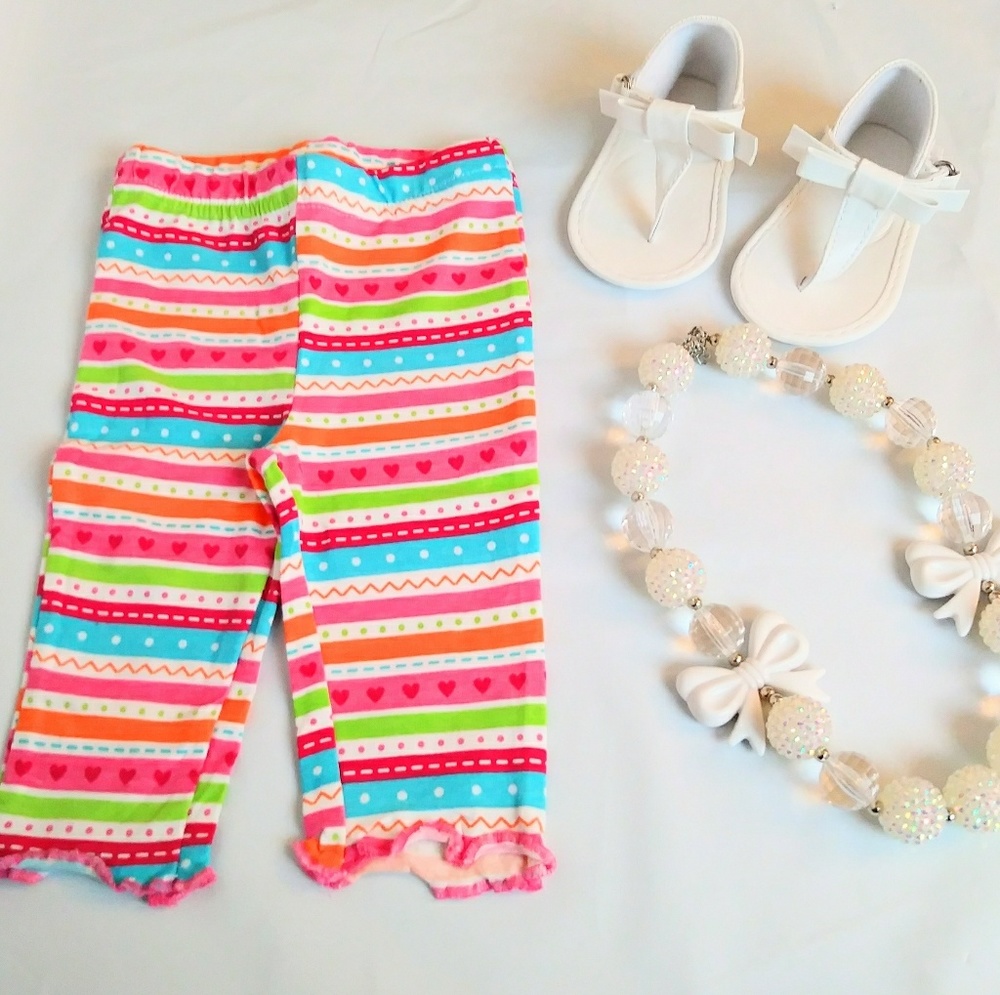 Luvable Friends Baby Girls Leggings
